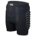 Soared 3D Protection Hip Butt EVA Paded Short Pants Protective Gear Guard Impact Pad Ski Ice Skating Snowboard Black XS