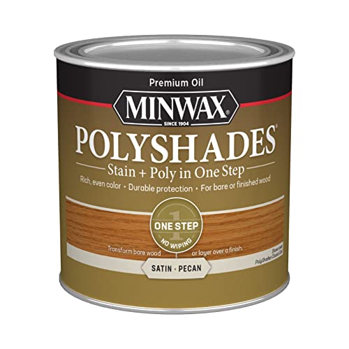 Minwax PolyShades Pecan Satin 1/2 Pint