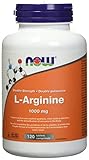 NOW L-Arginine 1000 mg, 120 Tablets