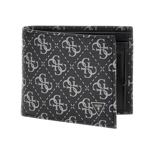 GUESS Mito Billfold Coin Wallet Dark Black