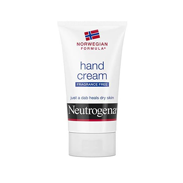 Neutrogena Norwegian Formula Moisturizing Hand Cream Formulated with Glycerin for Dry, Rough Hands, Fragrance-Free Intensive Hand Lotion, 2 oz