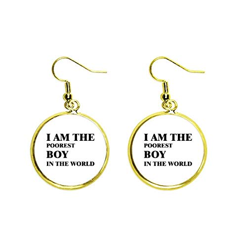 Ear Dangle Golden Drop Earring pendientes dorados largos mujer joya