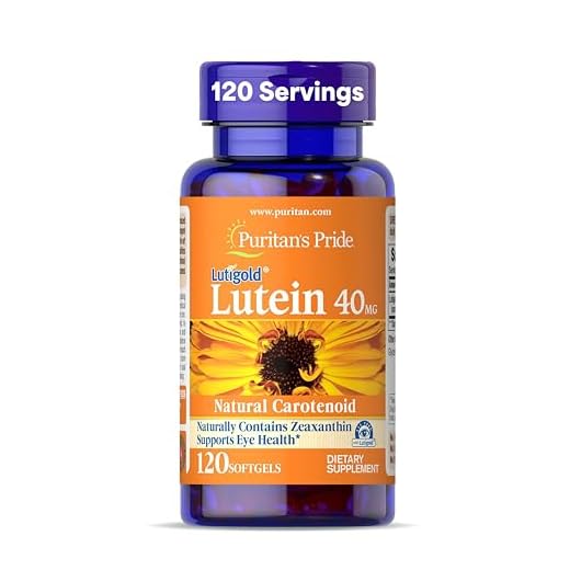 Puritan’s Pride Lutigold Lutein Supplement