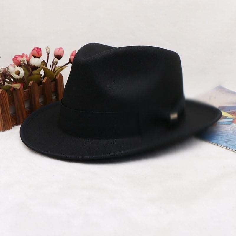 Wool Jazz Hat Felt Small Knight Cowboy Men's
