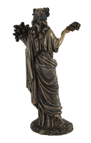 Estatua de Deméter 12 pulgadas acabado bronce miniatura 2