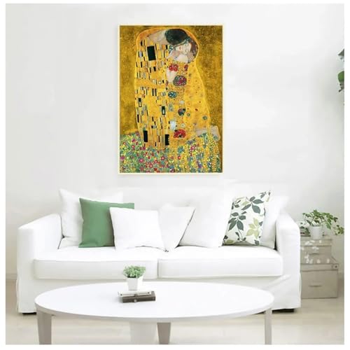 Impression sur toile Gustav Klimt de qualité musée 80x120 cm - 2