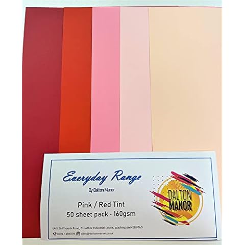 Dalton Manor 160GSM Coloured Card Pack Cover