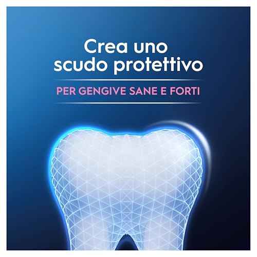 Oral-B Dentifricio Advanced Protezione Gengive 3x75ml, Dentifricio Oral B per Gengive Infiammate Clinicamente Provato, Pulizia Denti Efficace, Alito Fresco, Sapore Menta Piperita e Menta Verde - Immagine 2