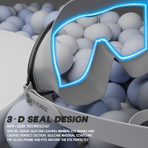 Image of KONEX Swimming Goggles | Kids | Big Frame | UV Lens | Anti-Fog | Grey
