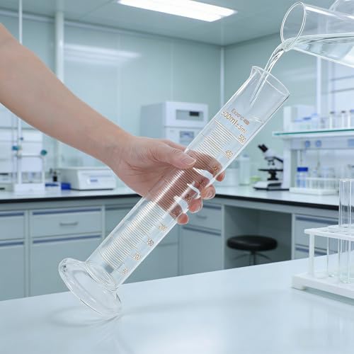 Probeta de laboratorio de 500 ml para experimentos químicos 7