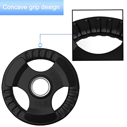 Olympic Grip Weight Plates For Strength Training, 5Lb/10Lb/25Lb/35Lb/45Lb Iron Weight Plates For Weightlifting And Crossfit In Home & Gym #TOP4