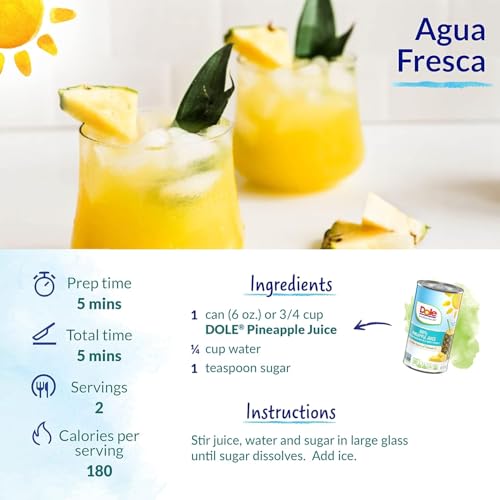 Dole, 100% Pineapple Juice, 46 Fl Oz Can