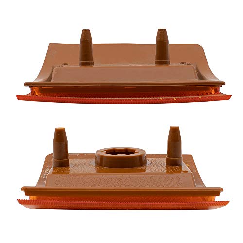 Brock Aftermarket Replacement Driver Left Passenger Right Upper And Lower Side Marker Light Unit 4 Piece Set Compatible With 1994-2002 Gmc C/K Pickup #TOP6