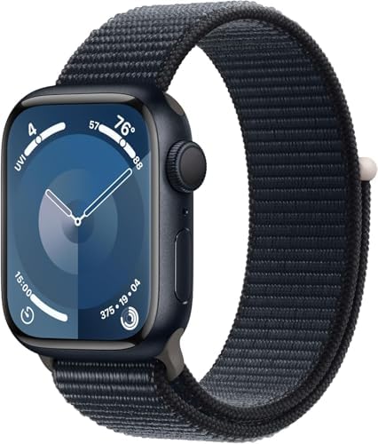 Apple Watch Series 9 [GPS, 41mm] - Midnight Aluminum Case with Mi...