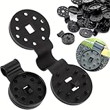 2025 New Shade Cloth Heavy Duty Lock Grip, Shade Cloth Clips Windproof Awning Clamp Grip, Universal Shade Clothes Clips for Sun Shade Sail Tarpaulin Mesh Canopy Fence (20, Black)