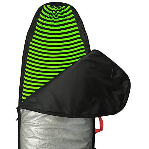 Capa Toalha Short/Fish 5'8 A 5'11 - Verde/Preto - Maori Extreme