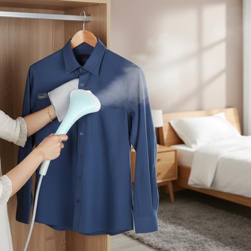 Ezymivs Garment Steamer Ironing Glove with Finger Loop, Anti Steam Glove, Heat Resistant Garment Steamers Mitt, Tiny Ironing Board Mitt, Garments Steamer Accessories for Clothes - Thumbnail 6
