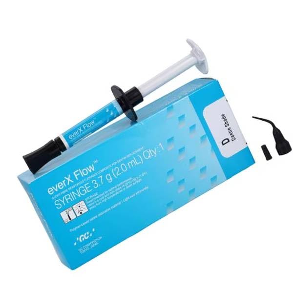 GC 012899 everX Flow Flowable Dental Composite Dentin Shade Syringe 3.7gm