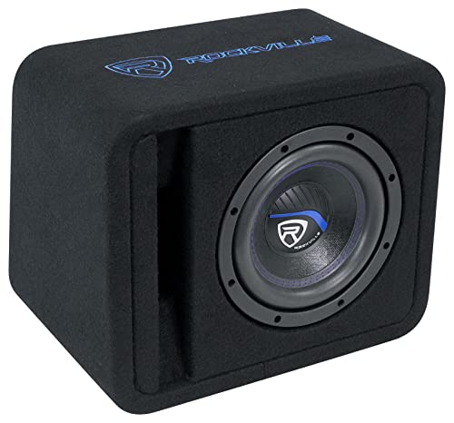 Rockville VS8K52 8' K5 800w Car Subwoofer, Single 2 Ohm, Pre-Loaded in Vented Sub Enclosure Box,...