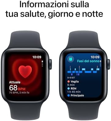 APPLE WATCH SE GPS 40MM MIDNIGHT ALUMINIUM CASE WITH MIDNIGHT SPORT BAND - S/M