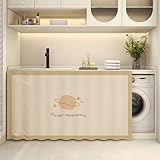✔Beau et pratique: Le rideau d'armoire de cuisine bloque l'intimité et évite l'encombrement, avec un effet décoratif parfait. Si vous avez besoin d'un effet plissé, vous pouvez acheter une taille plus grande (toutes les tailles sont après pose à plat.)