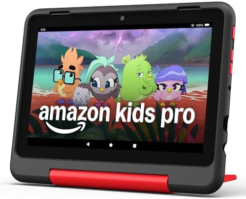 Amazon Fire HD 8 Kids Pro-Tablet (Neueste Generation), für Kinder von 6-12 J. | 3 GB RAM, 8-Zoll-HD-Bildschirm, werbefreie Inhalte, Kindersicherung, 13 Std. Akkulaufzeit, 32 GB, Ma