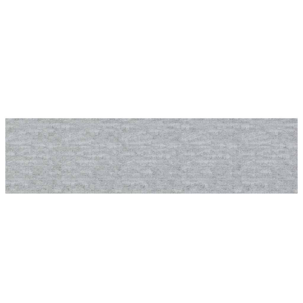 Estantería flotante gris hormigón 90 x 23,5 x 3,8 cm, estante de pared de madera de panal MDF con marco de metal, soporte invisible, para libros, decoración, dormitorio, cocina, resistente y