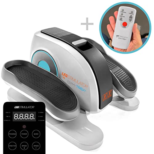 Legstimulator Seated Under Desk Elliptical Electric Machine W Remote Control Portable Trainer Pedal Exerciser Lcd Monitor Compact Trainer For Home & Office Gym #TOP1