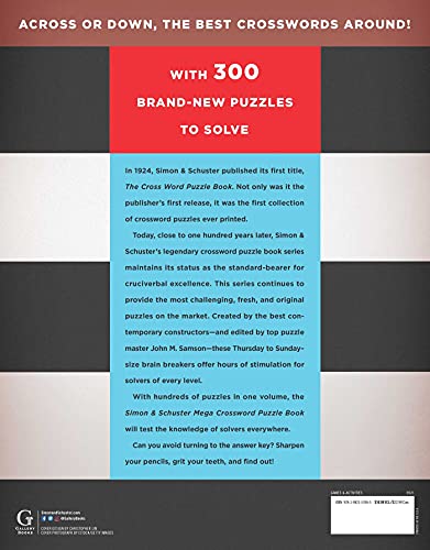 Simon & Schuster Mega Crossword Puzzle Book #21