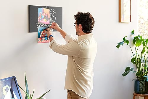 Tableau mural liège anti-oubli pour trier documents et rappels de bureau
