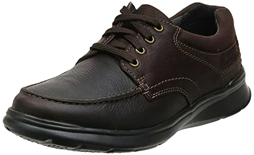 Clarks Men's Cotrell Edge Oxford, Brown Oily Leather, 9.5 M US