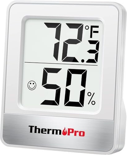 Image of LABART ThermoPro TP49W Digital Hygrometer Indoor Thermometer Humidity Meter Room Thermometer with Temperature and Humidity Monitor Mini Hygrometer Thermometer