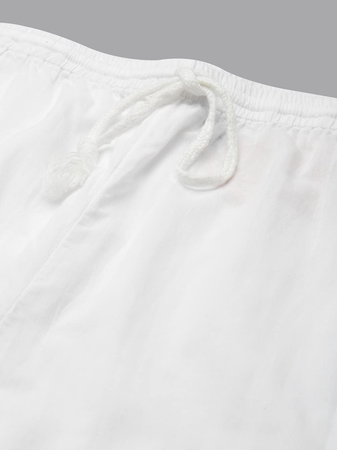 Ada Hand Embroidered Lucknowi Chikankari White Cotton Palazzo Pant for Women A711151 - Image 7