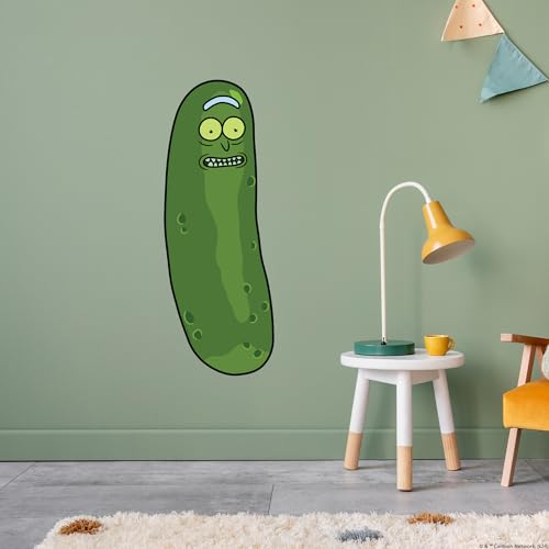 Rick and Morty Wall Sticker – Pickle Rick Wall Decal Art (60cm Height x 25cm Width)