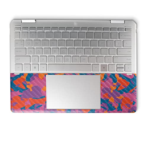 Image of MightySkins Carbon Fiber Skin Compatible with HP Spectre x360 14 inch (2022) Full Wrap Kit - Pop Camouflage | Protective Durable Textured Carbon Fiber Finish | Easy to Apply | Made in The USA