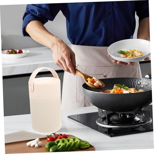 Frasco de comida al vacío de acero inoxidable con doble capa de aislamiento térmico grande 7