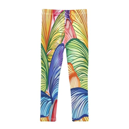 Toddler Girls Leggings Printed Yoga Pants Leggings Blue Green Red Butterfly for Kids2