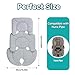 Eiszhjk Infant Car Seat Insert Compatible with Nuna Pipa, Carseat Insert Support for Infant, Soft Head and Body Support, Reversible Design Cushion Pad, Non-Slip, for Car Seats, Swing and Strollers