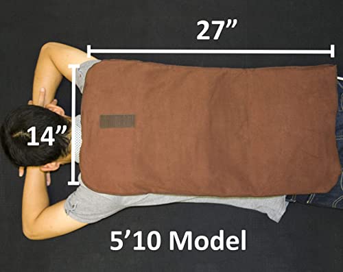 Natural Relief Extra Large Digital Moist Heating Pad With Coral Sand - Automatic Moist Heat - Auto Shut Off - Strap - Negative Ion (27"X14") #TOP5