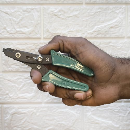 Taparia WS 05 Steel (130mm) Wire Stripping Plier (Green and Black)