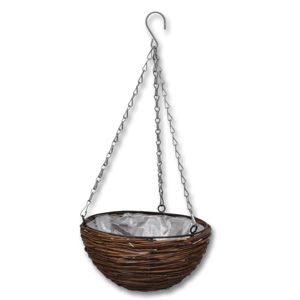 Grand pot de fleurs extérieur pour balcon - Pot de fleurs suspendu - Pot à herbes suspendu - Solution idéale pour un jardinage peu encombrant et des plantes saines