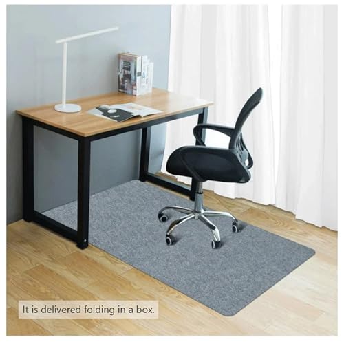 Tapis de chaise de bureau discret 90x120 cm pour protéger votre espace de télétravail