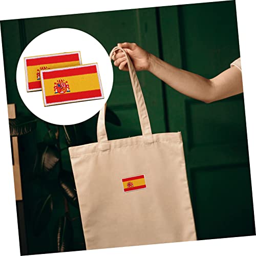 NOLITOY 4 Peças De Tecido Bordado Com Logotipo Para Artesanato Emblemas Feitos À Mão Adesivo Para Ce