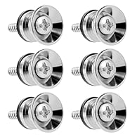 【Package Includes】This set contains 6 silver guitar strap buttons, catering to your needs for different occasions and aesthetics, making it a versatile choice for any guitar enthusiast. 【Premium Material and Design】Crafted from high-performance metal...