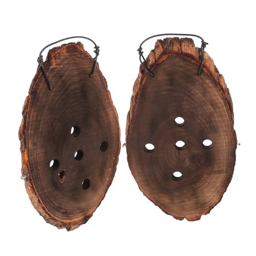 IWOWHERO 2 Pezzi Supporto da Parete per Felce a Ramificazioni e Decorazione Murale Compatta e Resistente per Indoor