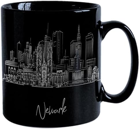 Vista 451 de TJ Originals - Taza de café Boston Massachusetts, regalo de taza de café de recuerdo de viaje turístico, taza de cerámica Skyline de 11 oz, taza