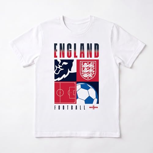 Three Lions Graphic Tee Maillot Enfant Idéal pour l'École - 2
