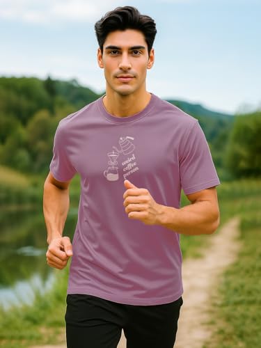 Image of Nobero Men's Regular Graphic Printed T-Shirt for Men | Soft Cotton | Classic Fit | Printed Casual Tshirt for Men