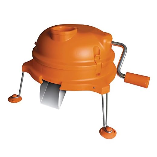 Dynamic CL003 Dynacube Commercial Vegetable Dicer, 1/4" x 1/4" Manual Tabletop Cuber, Orange