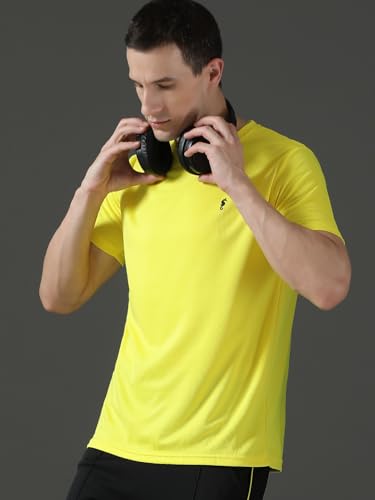 Image of EPPE Men's Round Collar T-Shirt | Regular & Dry Fit Summer Stylish Casual Tee | Polyester Half Sleeve T-Shirts for Men.